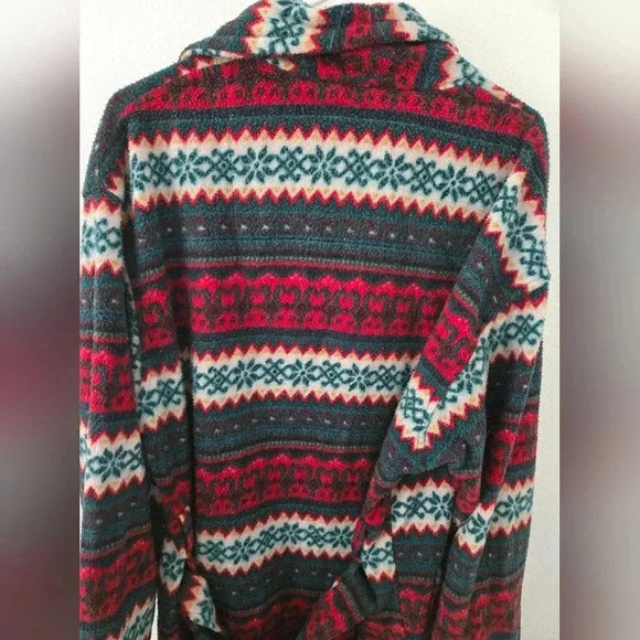 Vintage 90s Victoria Secret Country Womens Size Small Petite Southwestern Flee - Picture 4 of 8